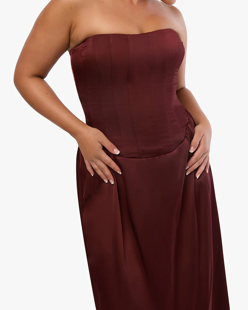 Corset Column Midi Dress - Image 3