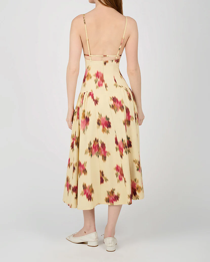 Flare Panel Midi Dress - Image 6