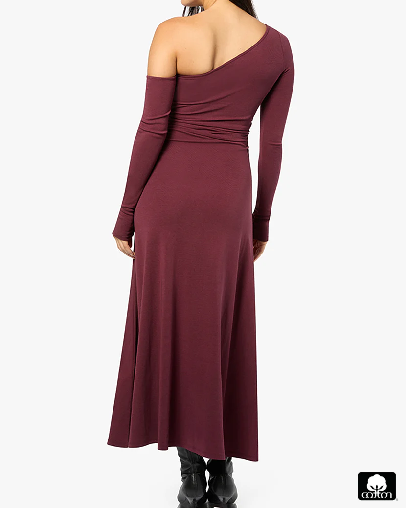 Long Sleeve Off Shoulder Dress - Image 5