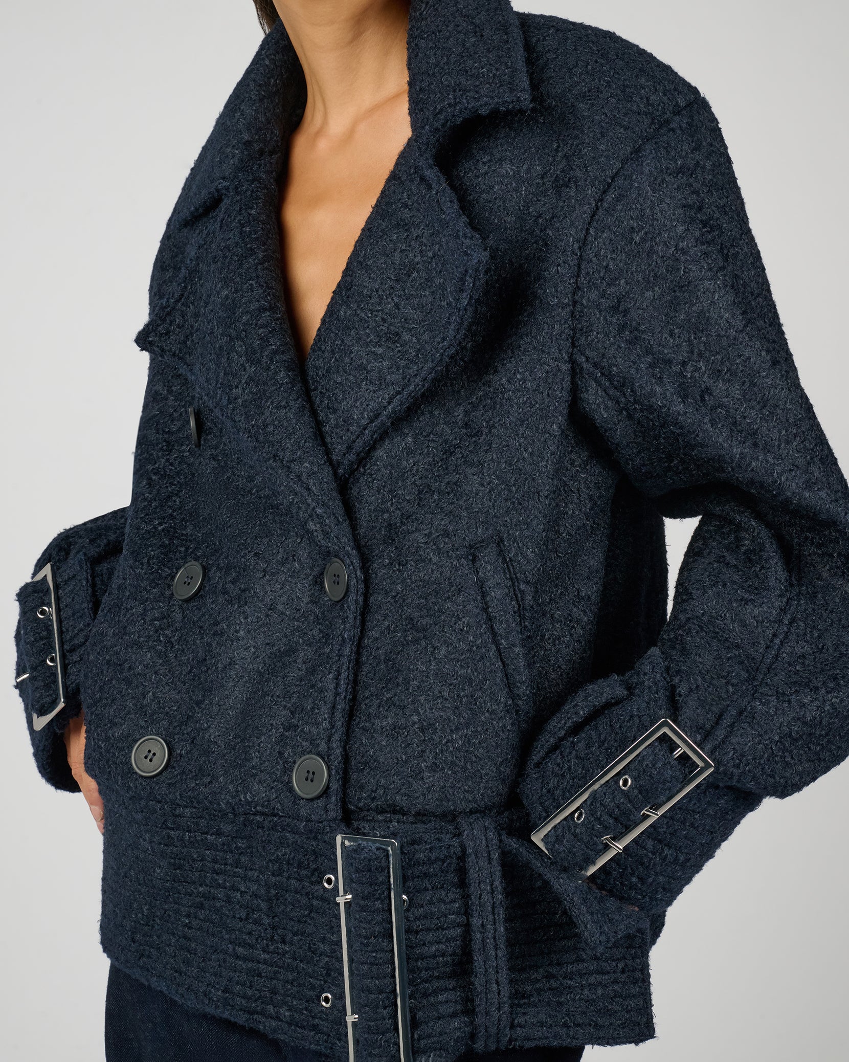 Moto Wool Jacket - Image 5