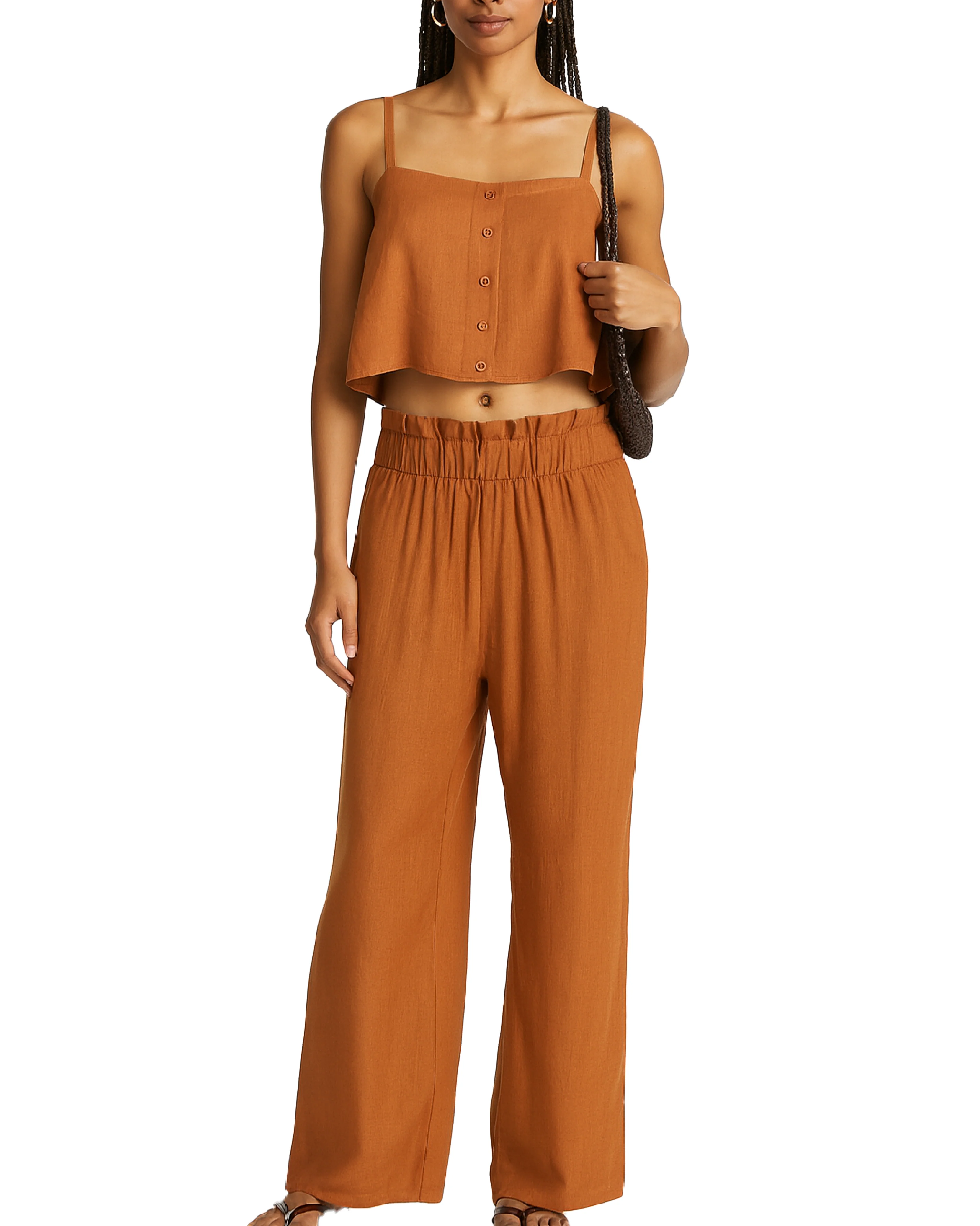 Paperbag Linen Pant - Image 3
