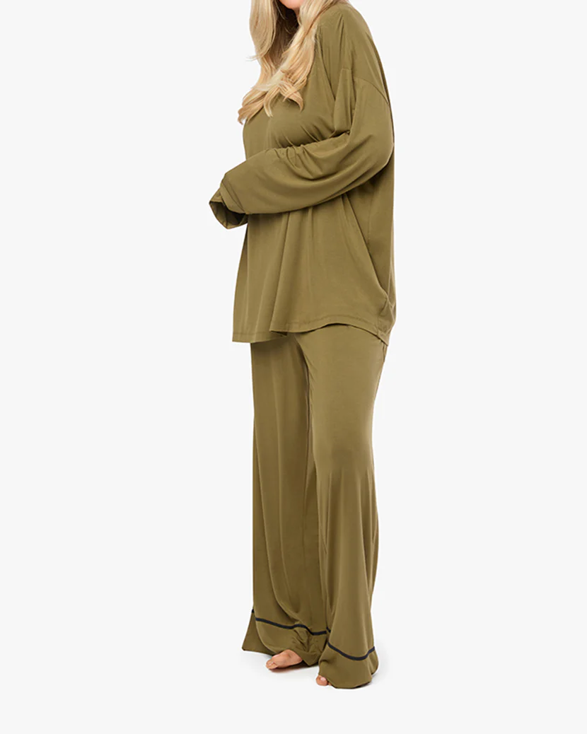 Piped Wide Leg Pant - Image 4