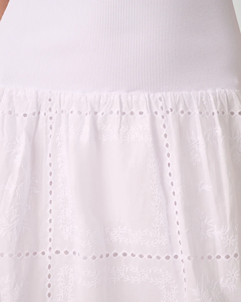 Ribbed Cotton Midi Dress - Image 4