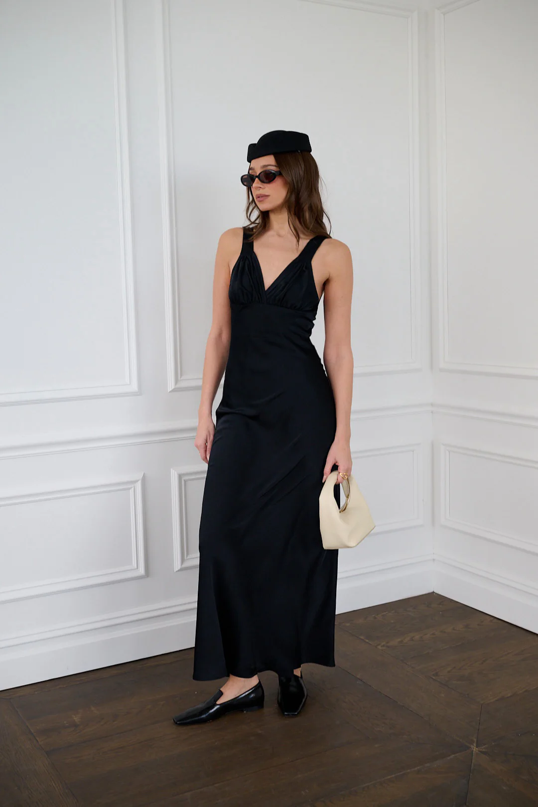 Ruched Cup Slip Maxi Dress - Image 3