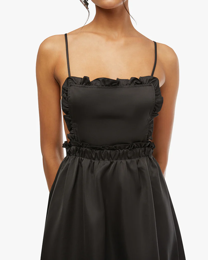 Ruffle Bib Maxi Dress - Image 4