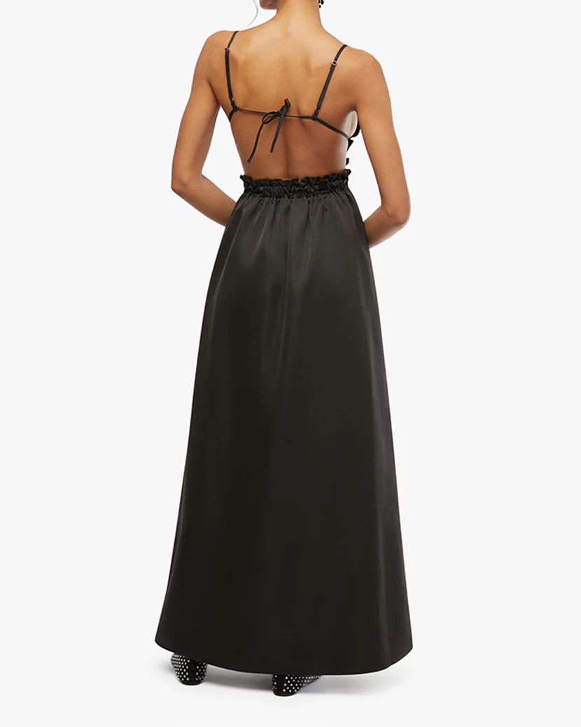 Ruffle Bib Maxi Dress - Image 6
