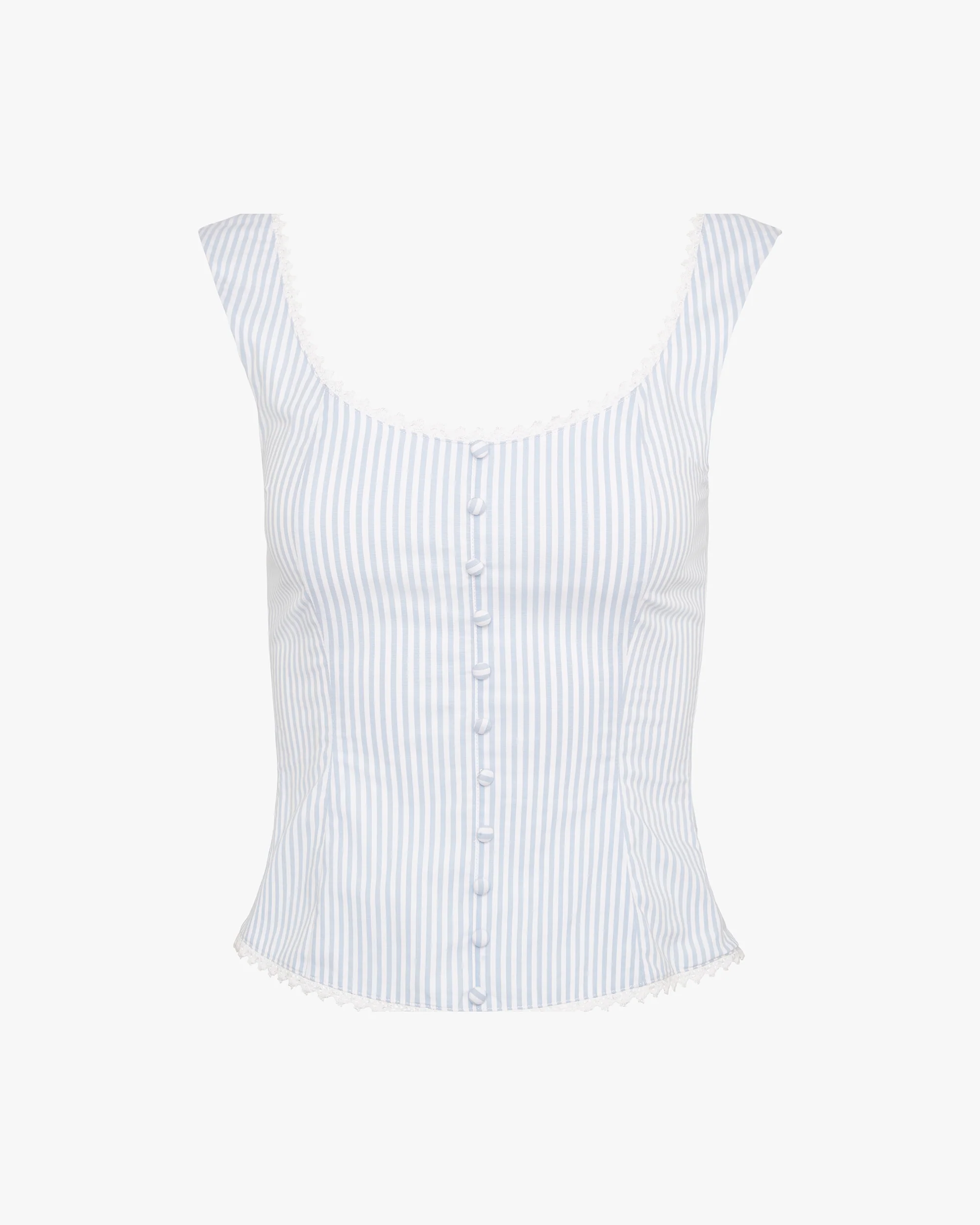 Scoop Neck Corset Top - Image 3